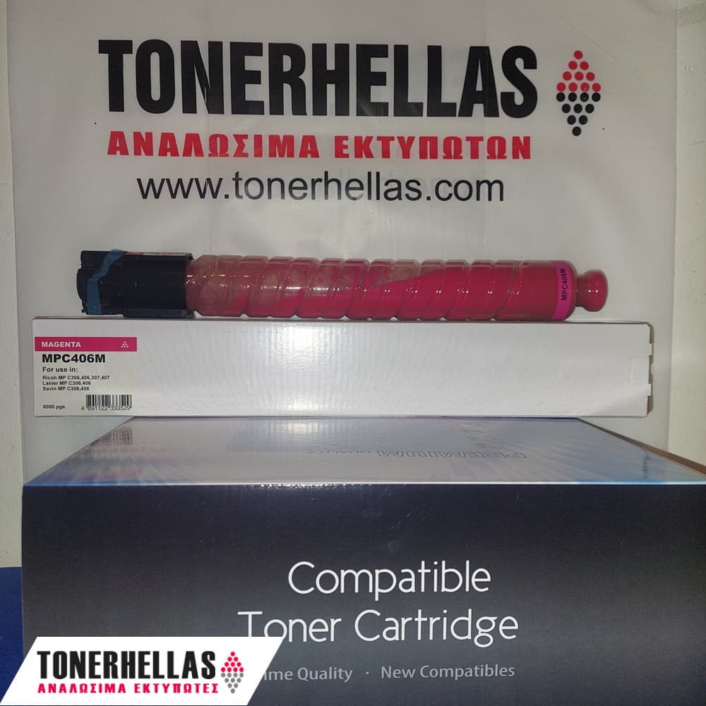 Συμβατό τόνερ Ricoh 842097 MP-C406 Magenta 6.000 σελ