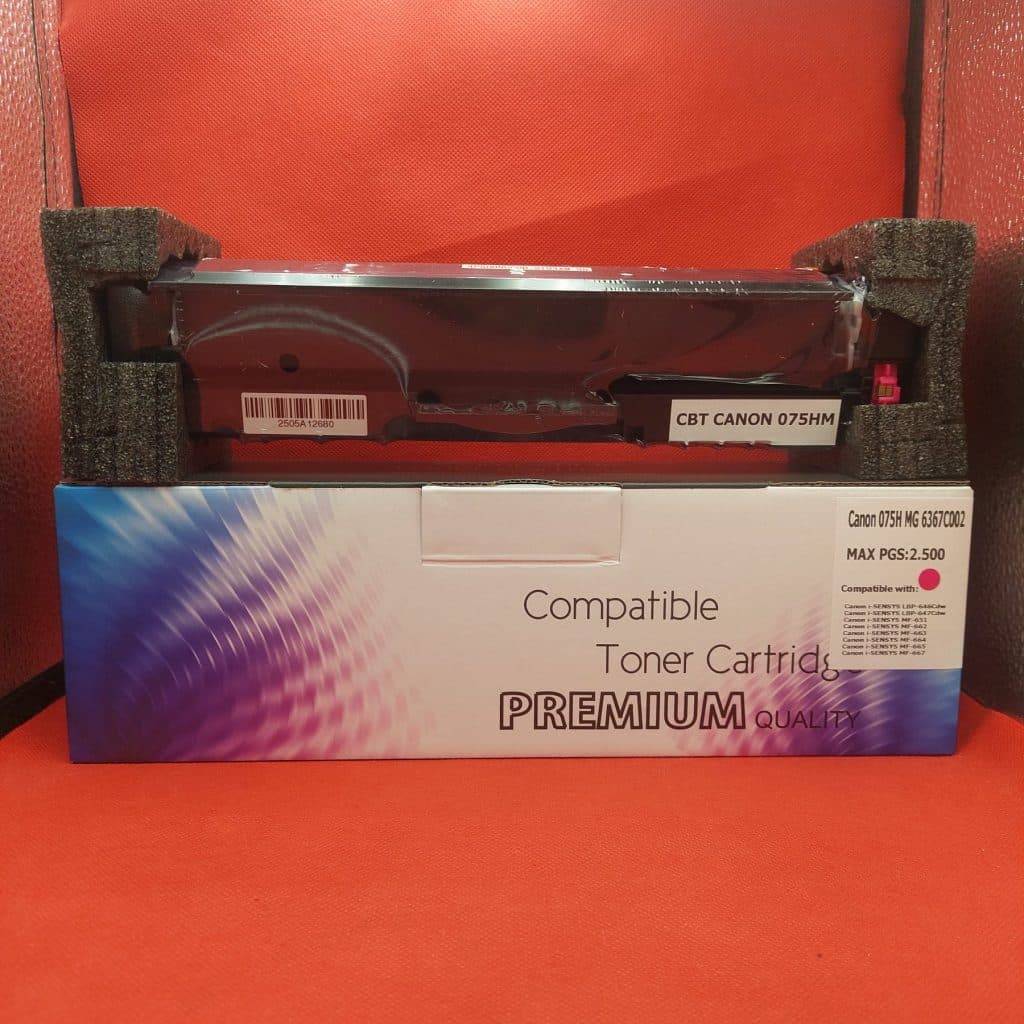 Συμβατό τόνερ Canon 075H Magenta 6367C002 2.500 σελ