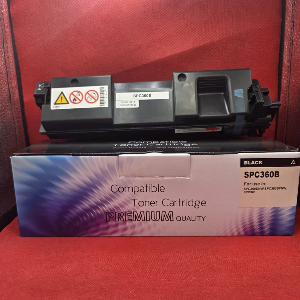 Συμβατό τόνερ Ricoh 408184 SP-C360K Black 7.000 σελ