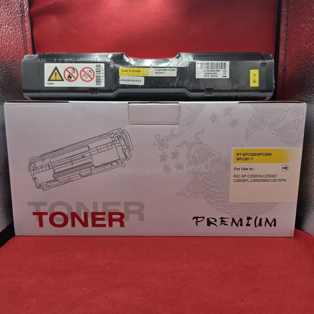 Συμβατό τόνερ Ricoh 407546 SP-C250 Yellow 2.300 σελ