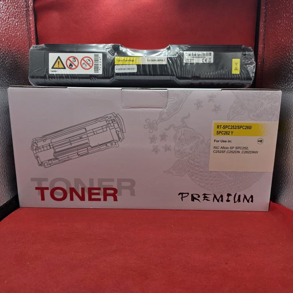 Συμβατό τόνερ Ricoh 407719 SP-C252 Yellow 6.000 σελ