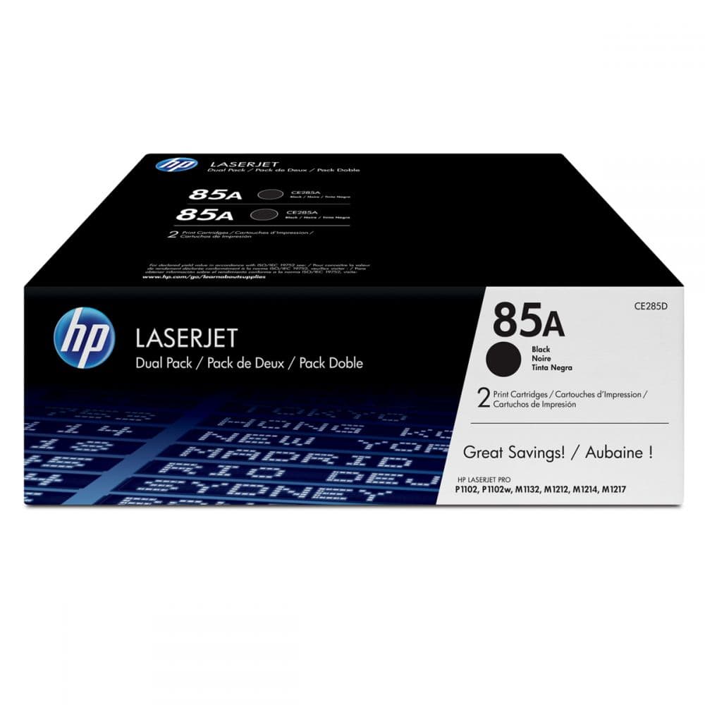Γνήσιο τόνερ HP 85A LJ P1102 Black Dual Pack