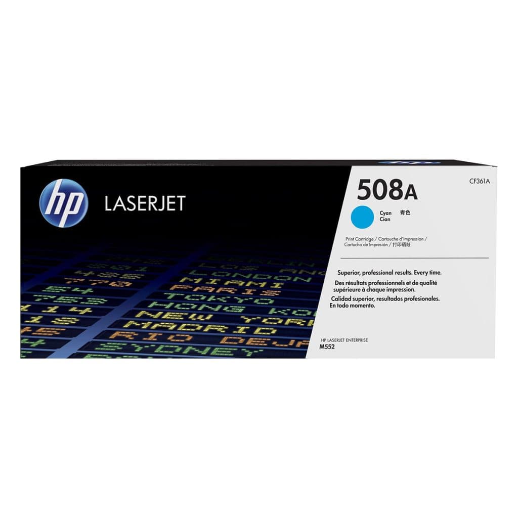 Γνήσιο τόνερ 508A HP LJ Color M552 Cyan 5K Pgs