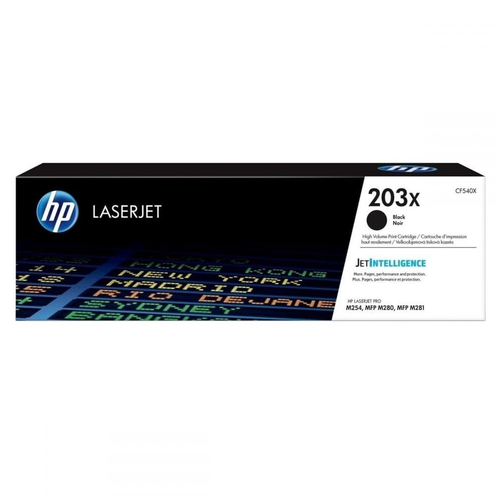 Γνήσιο τόνερ HP 203X Black HC LaserJet Toner 3.2K