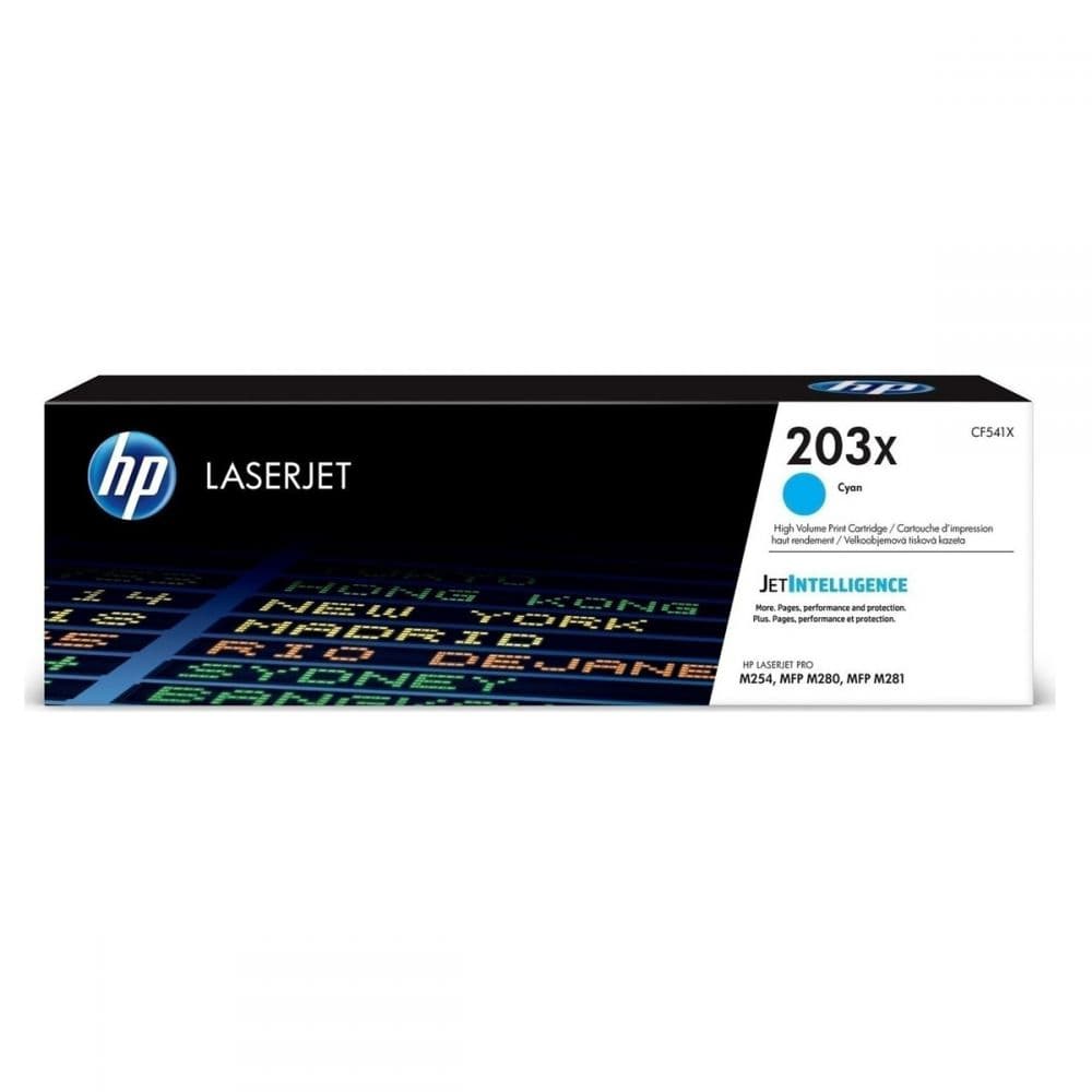 Γνήσιο τόνερ HP 203X Cyan HC LaserJet Toner 2.5K
