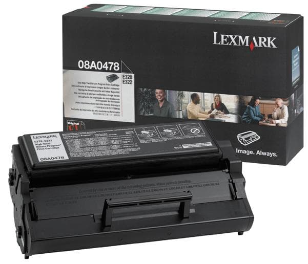 Γνήσιο τόνερ Lexmark 08A0478 Black 6K Pgs