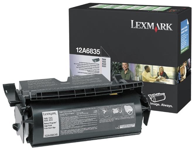 Γνήσιο τόνερ Lexmark 12A6835 Black 20K Pgs