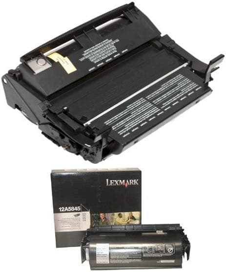 Γνήσιο τόνερ Lexmark 12A5845 Black 25K Pgs