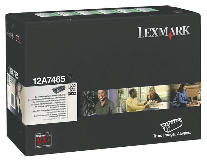 Γνήσιο τόνερ Lexmark 12A7465 Black 32K Pgs