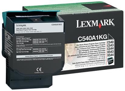 Γνήσιο τόνερ Lexmark C540A1K Black Low Yield 1K Pgs