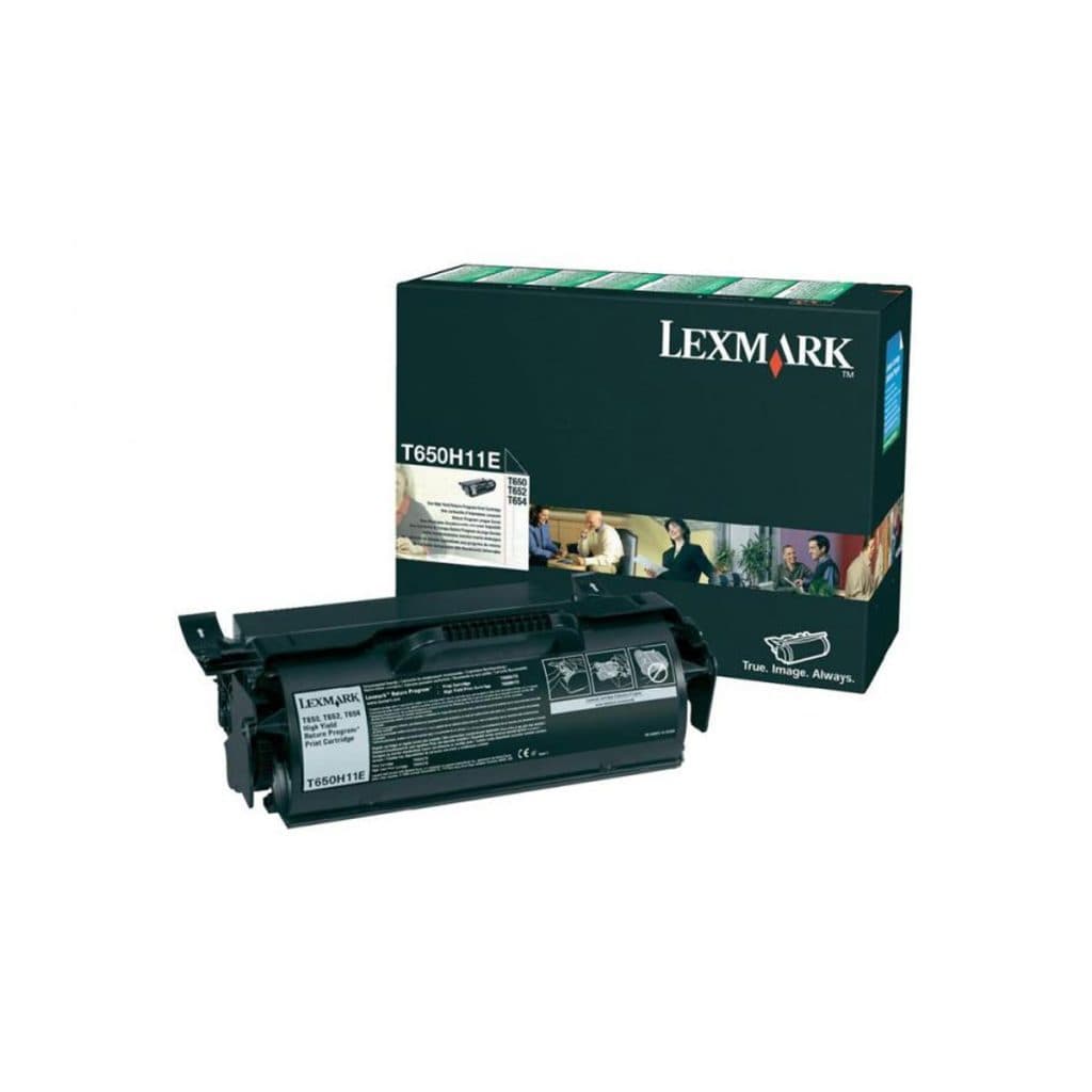 Γνήσιο τόνερ Lexmark T650H11E Black 25K Pgs