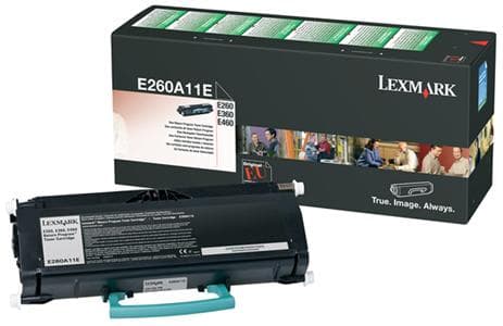 Γνήσιο τόνερ Lexmark 260A11E Black Low Yield 3.5K Pgs