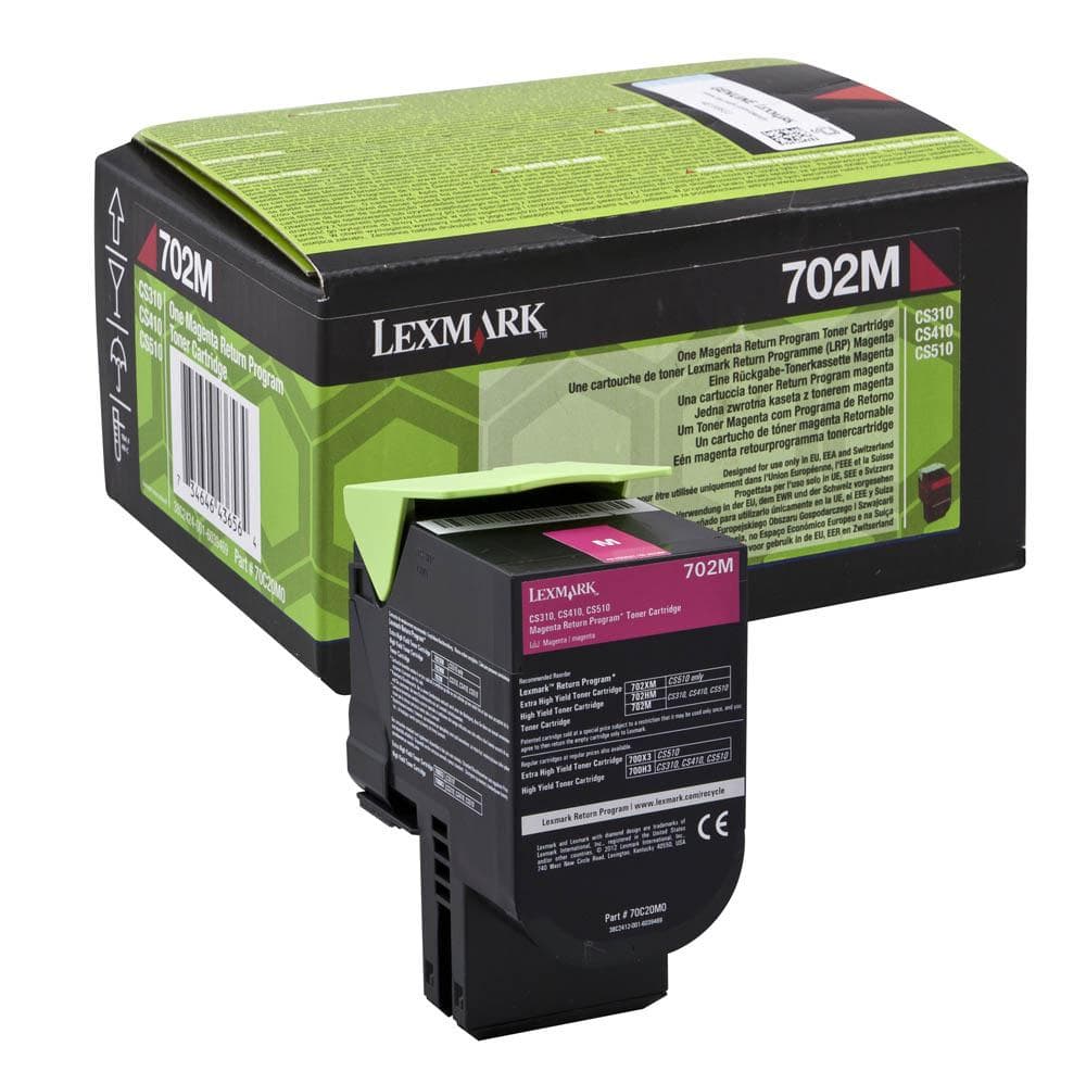 Γνήσιο τόνερ Lexmark 70C20M0 Standard Magenta -1k Pgs