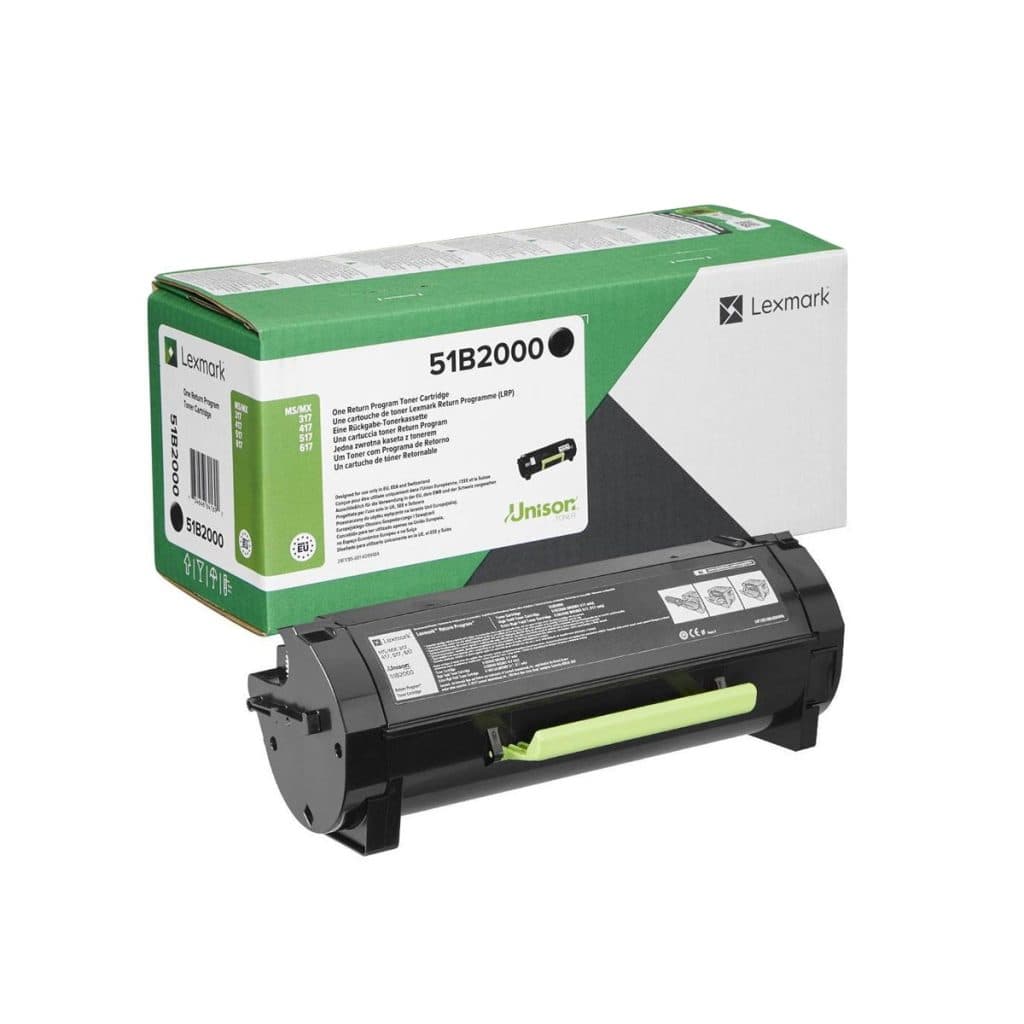 Γνήσιο τόνερ Lexmark 51B2000 Standard -2.5k Pgs