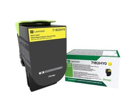 Γνήσιο τόνερ Lexmark 71B2HY0 High Yield Yellow -3.5k Pgs