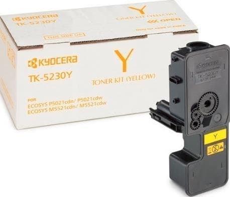 Γνήσιο τόνερ Kyocera Mita TK-5230Y Yellow HC - 2,2K Pgs