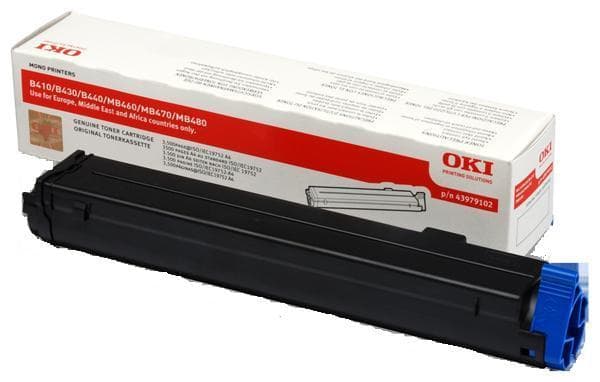 Γνήσιο τόνερ Oki 43979102 Black 3.5K Pgs