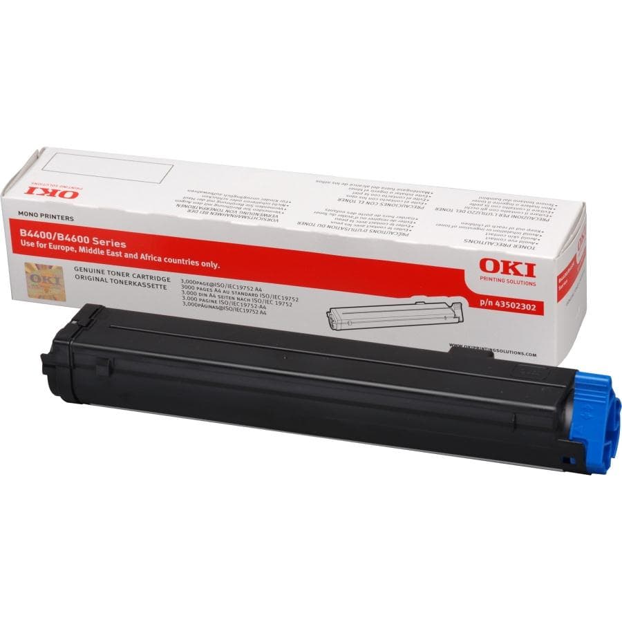 Γνήσιο τόνερ Oki 43502302 Black 3K Pgs