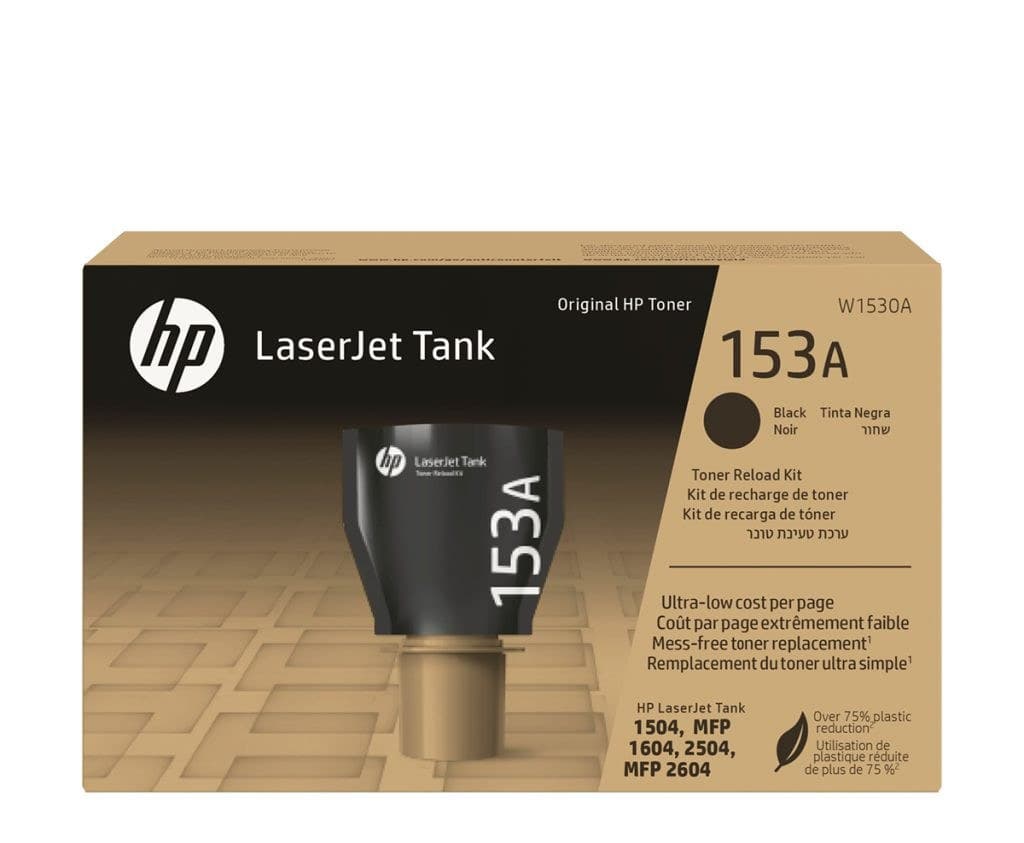 Γνήσιο τόνερ HP 153A Black Original LaserJet Tank Toner Reload Kit