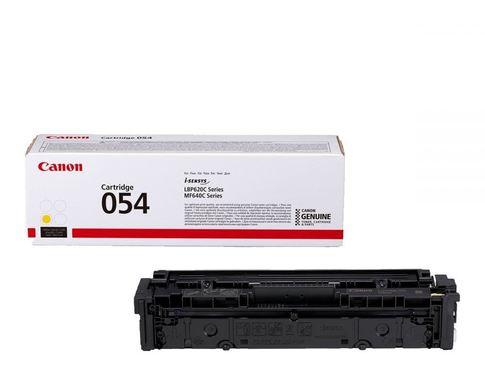 Γνήσιο τόνερ Canon Crtr CRG-054Y Yellow - 1.2K Pgs