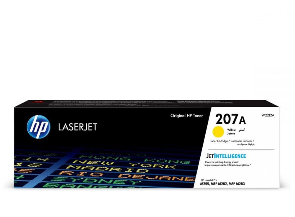 Γνήσιο τόνερ HP 207A Yellow LaserJet Toner Cartridge