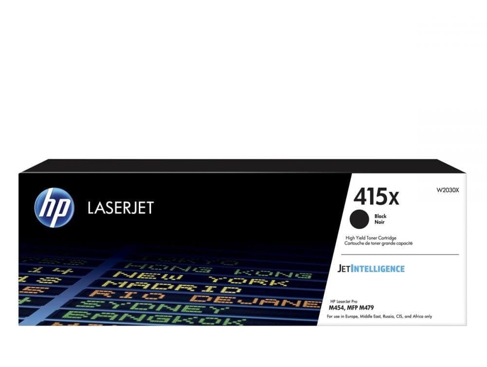 Γνήσιο τόνερ HP 415X Black LaserJet Toner Cartridge W2030X