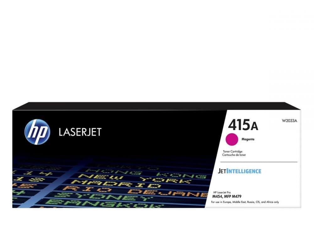 Γνήσιο τόνερ HP 415A Magenta LaserJet Toner Cartridge W2033A