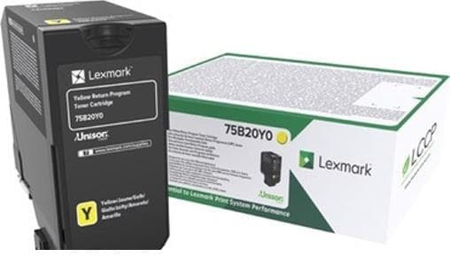 Γνήσιο τόνερ Lexmark 75B20Y0 Yellow -10k Pgs