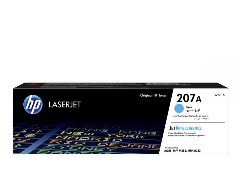 Γνήσιο τόνερ HP 207A Cyan LaserJet Toner Cartridge