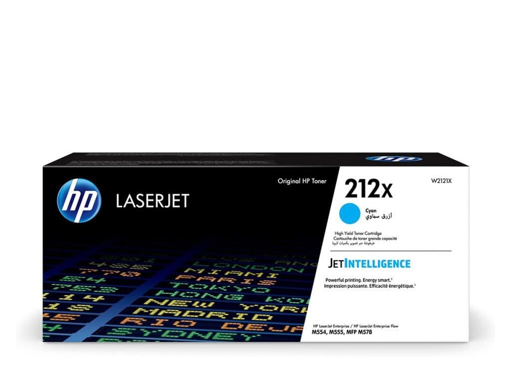 Γνήσιο τόνερ HP 212X High Yield Cyan Original LaserJet Toner Cartridge