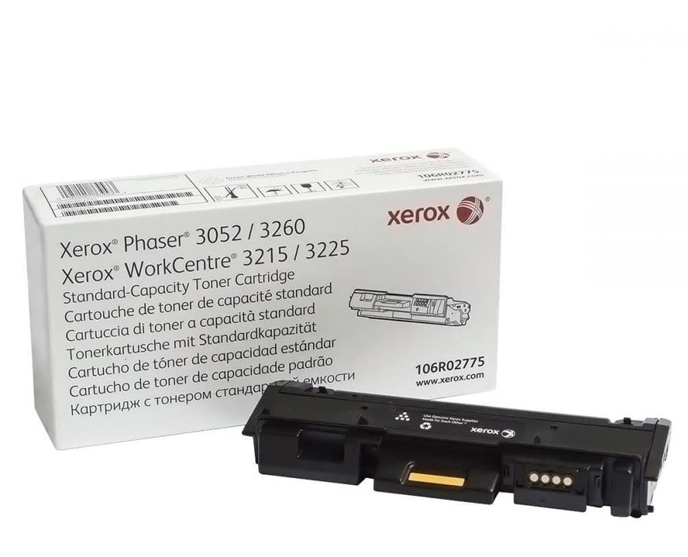 Γνήσιο τόνερ Xerox 106R02775 Black 1.5k Pgs