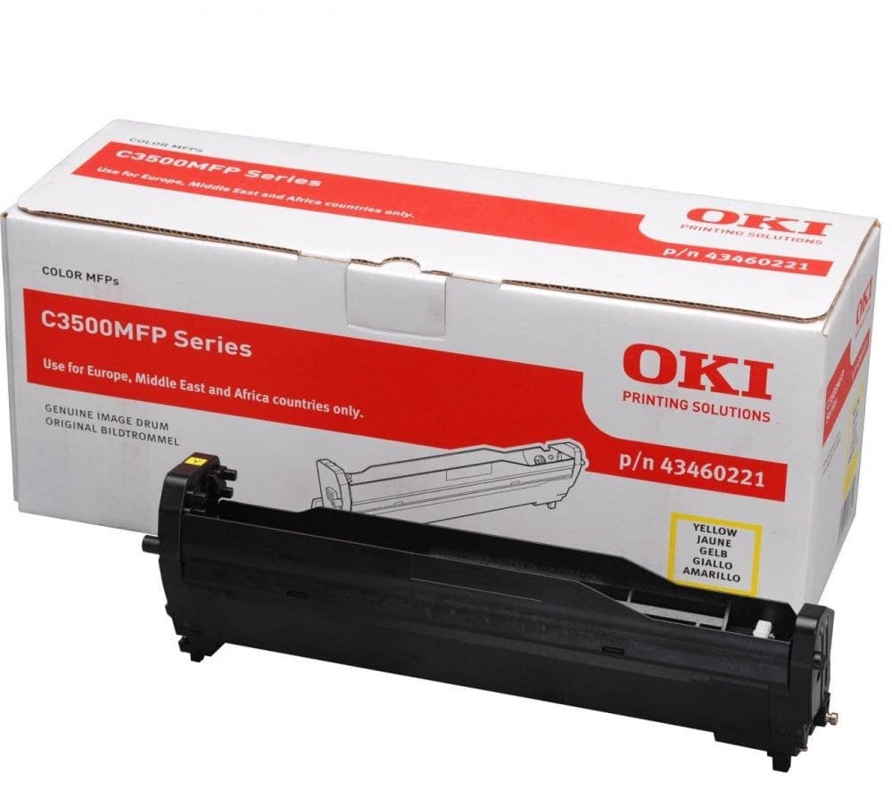 Γνήσιο τύμπανο OKI 43460221 Yellow 15000 σελ