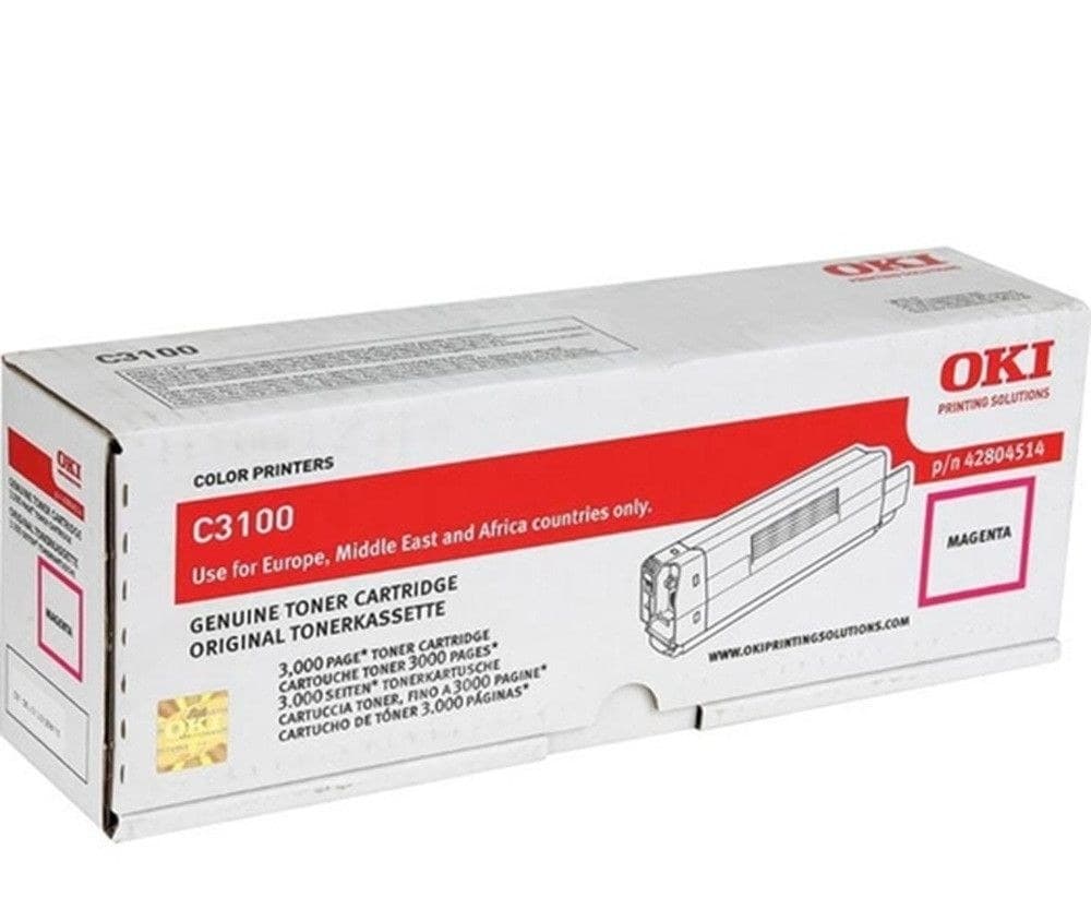 Γνήσιο τόνερ Oki 42804514 C3100 Magenta TYPE C6L