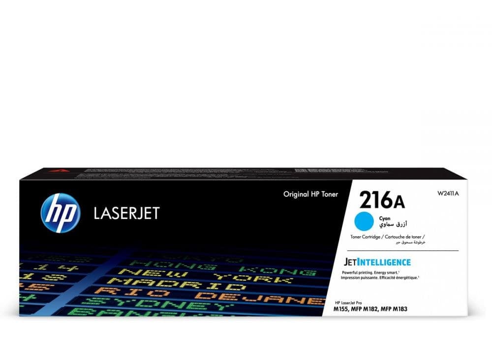 Γνήσιο τόνερ HP 216A Cyan LaserJet Toner Cartridge