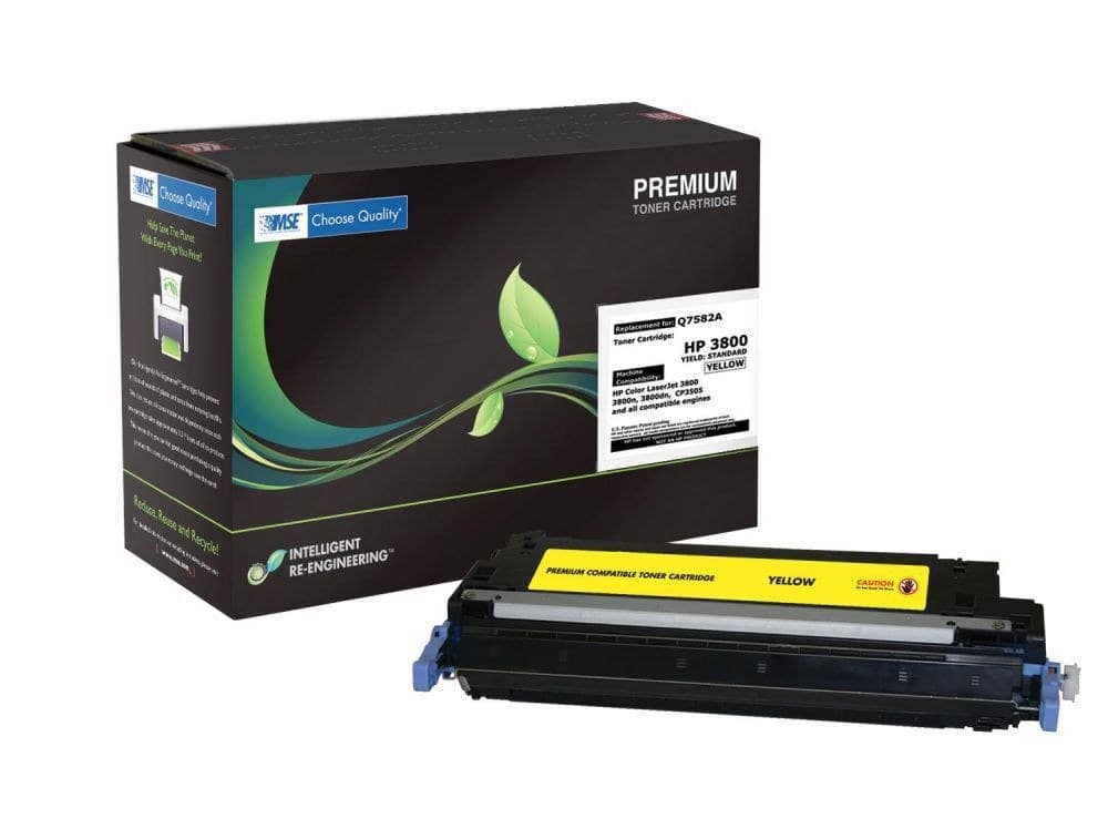 MSE HP Toner Q7582A Yellow 6K Pgs