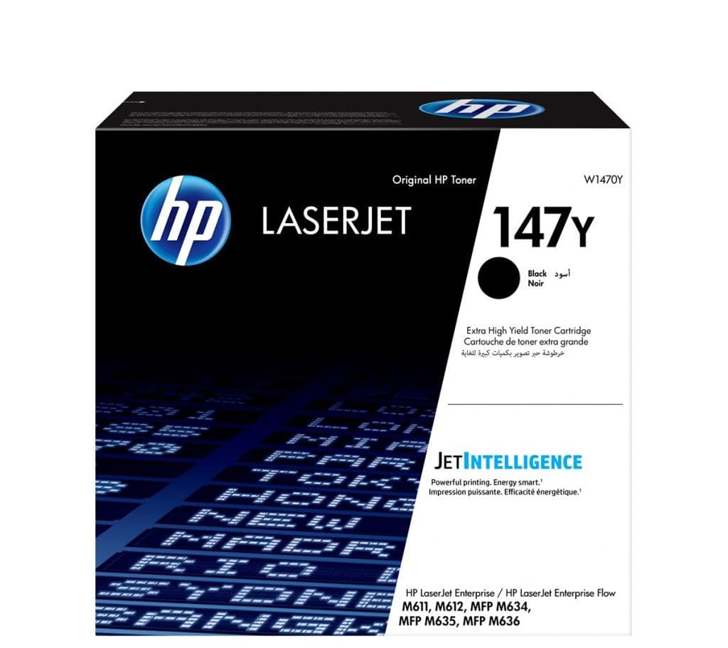 Γνήσιο τόνερ HP 147Y Black LaserJet Toner Cartridge