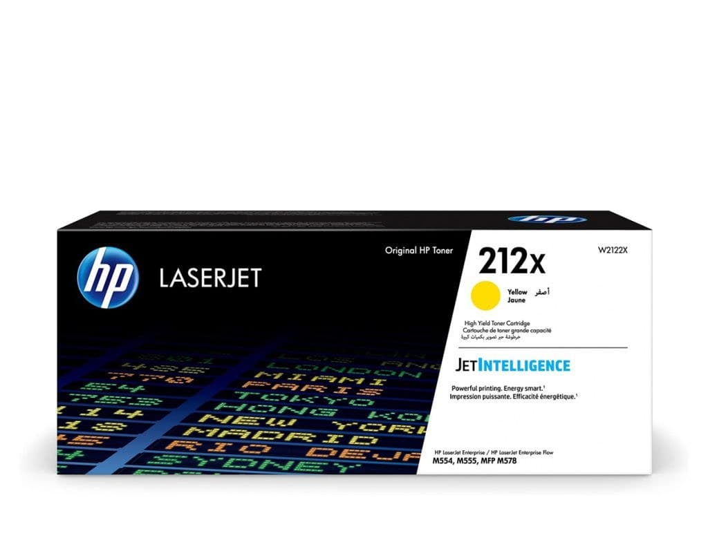 Γνήσιο τόνερ HP 212X High Yield Yellow Original LaserJet Toner Cartridge