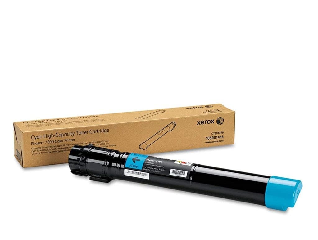Γνήσιο τόνερ Xerox 106R01436 Cyan High Capacity 17.8K Pgs