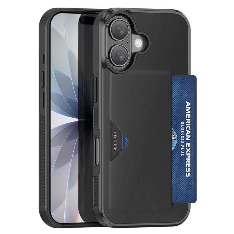 Θήκη TPU PU & PC Dux Ducis Apple iPhone 17 Pocard Μαύρο