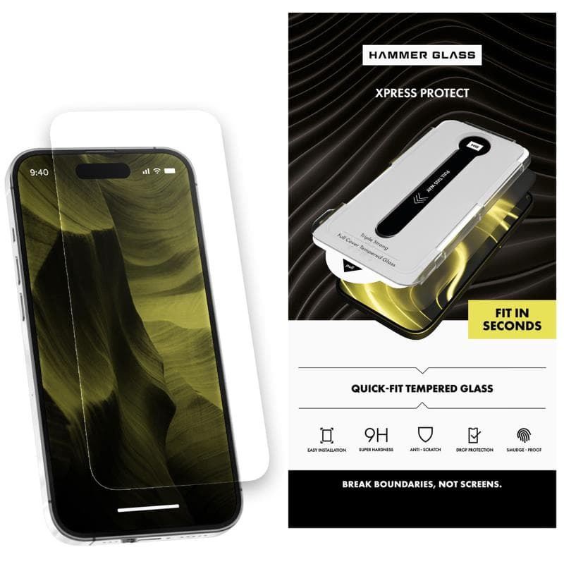 Tempered Glass Hammer Glass Apple iPhone Air 5G Xpress Protect με Application Tool (1 τεμ.)