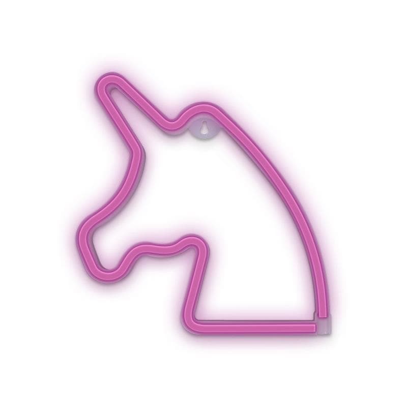 Neon LED Forever Light FLNEO1 UNICORN (USB/Μπαταρίας & On/Off) Ροζ