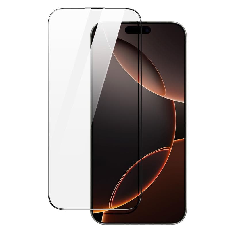 Tempered Glass 2.5D Dux Ducis Apple iPhone 16 Pro με Dust-free Auto Alignment Kit Roga Μαύρο (1 τεμ.)