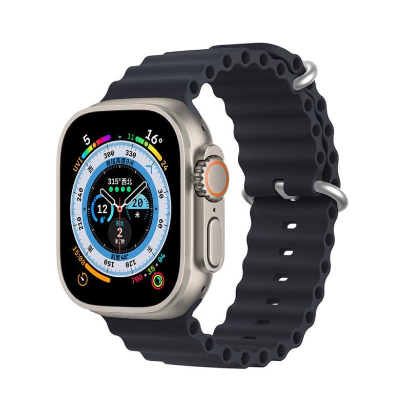 Λουράκι Σιλικόνης Dux Ducis Apple Watch (38/ 40/ 41/ 42mm) Bracelet OceanWave Γκρι