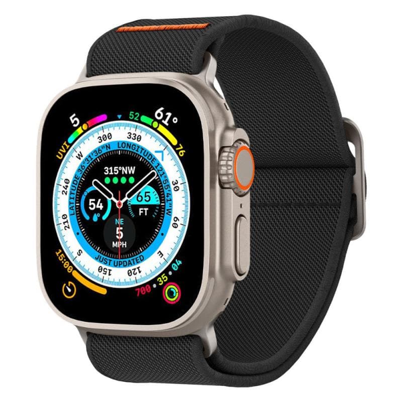 Λουράκι Spigen Lite Fit Ultra Apple Watch (44/ 45/ 46/ 49mm) Μαύρο