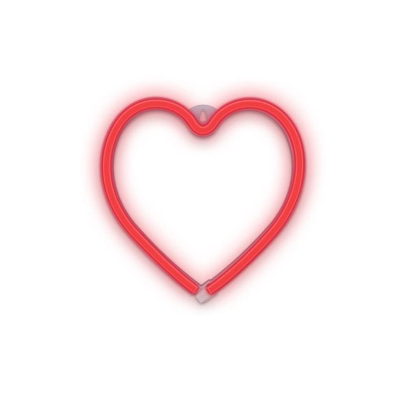 Neon LED Forever Light LNEO7 HEART (USB/Μπαταρίας & On/Off) Κόκκινο