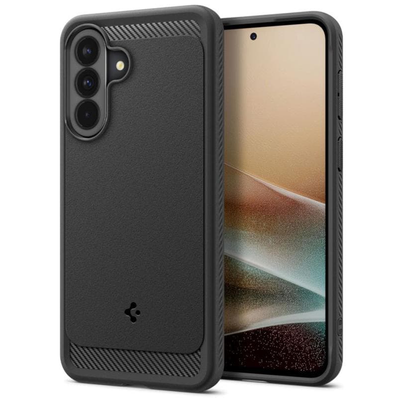 Θήκη Soft TPU Spigen Samsung Galaxy A37 5G Rugged Armor Μαύρο