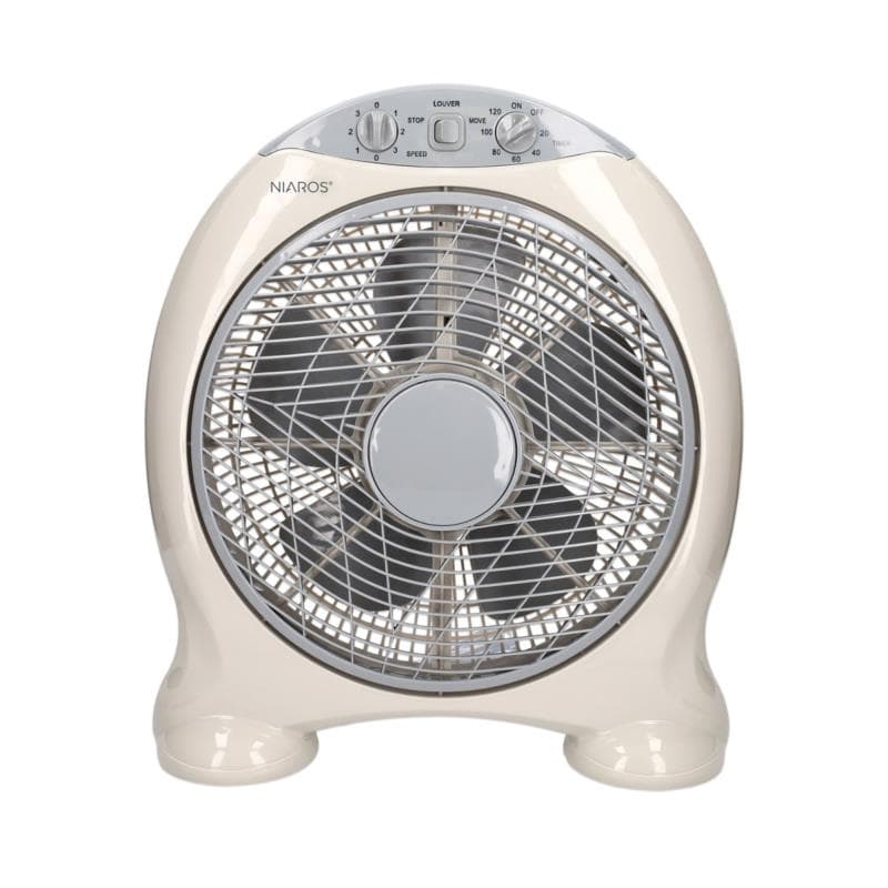 Επιδαπέδιος Ανεμιστήρας Box Niaros Santadi 50W Μπεζ