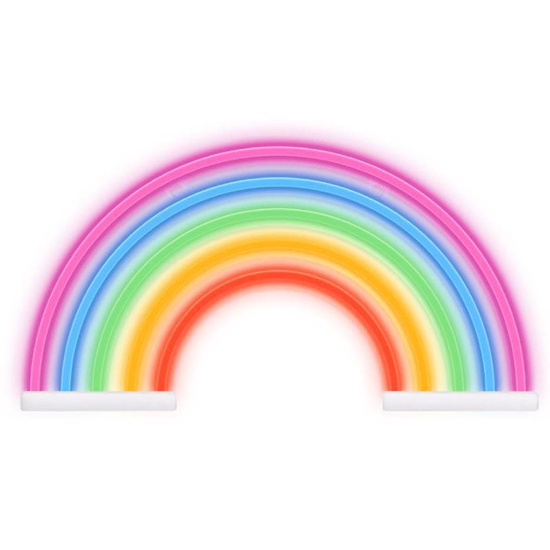 Neon LED Forever Light FLNE14X RAINBOW (USB/Μπαταρίας & On/Off) Πολύχρωμο