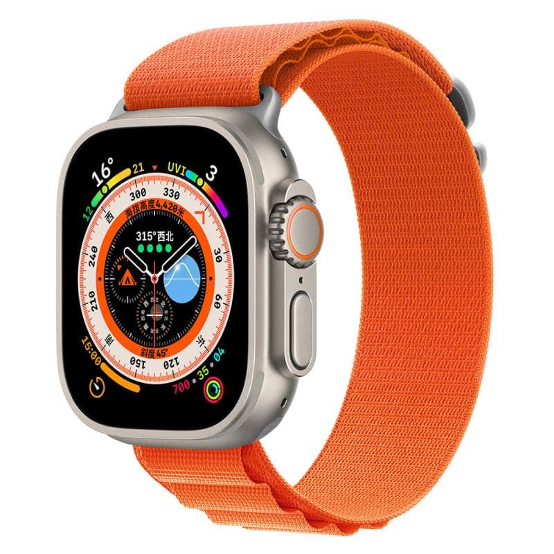Λουράκι Devia Sport5 Nylon Woven Apple Watch (38/ 40/ 41/ 42mm) Deluxe Πορτοκαλί