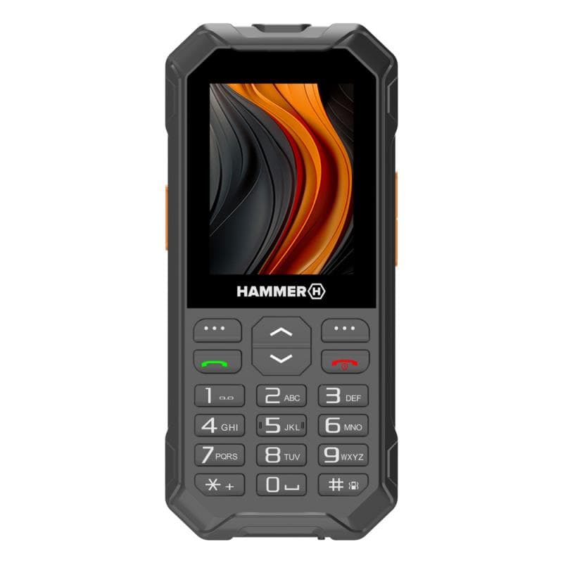 Κινητό Τηλέφωνο Hammer 6 LTE (Dual SIM) Μαύρο